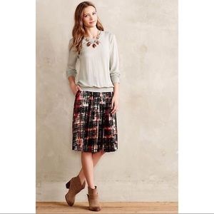 Anthropologie Flynn and Rose Flare Skirt  0